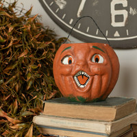 5" ORANGE JACK O LANTERN CHOIR BOY