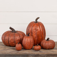 2.75" ORANGE SHORT PUMPKIN