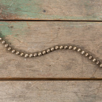 XL AGED SILVER BEAD GARLAND