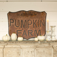 PUMPKIN FARM CREST SIGN