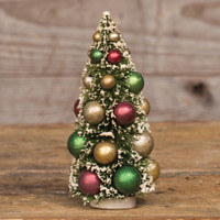 8" MULTI COLOR BEAD BOTTLEBRUSH TREE