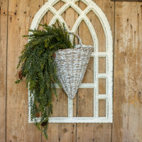 34" DRAPING PINE BUSH WITH PINECONES