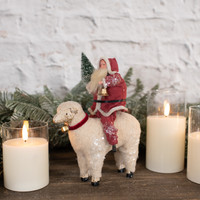 SANTA ON SHEEP