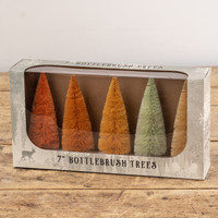7" AUTUMN HUES BOTTLEBRUSH TREES BOX /5