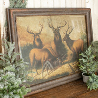 STAGS FRAMED PICTURE