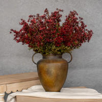 18" NEW ENGLAND BOXWOOD & BERRY BUSH