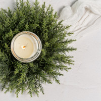 13" CEDAR CANDLE RING