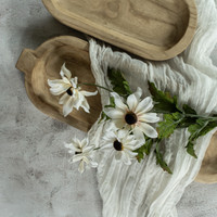 25" CREAM BLACK-EYED-SUSAN STEM