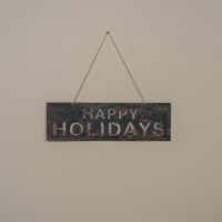 HAPPY HOLIDAYS SIGN