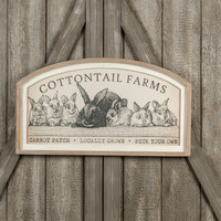 COTTONTAIL FARMS SIGN