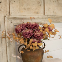 19" SAGE PURPLE PEONY SPRAY