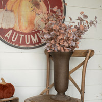 34" TAN & GREEN EUCALYPTUS SPRAY