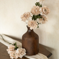 25.5" AUTUMN CREAM SCABIOSA SPRAY