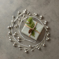 72" SILVER BALL GARLAND W/ 1.5" BALL