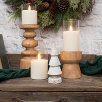 6" WHITE 3 LAYER TREE