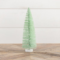 12" SEAFOAM GREEN BOTTLEBRUSH TREE