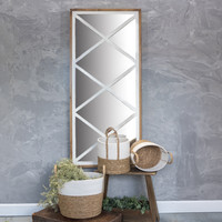 47" LATTICE PATTERN MIRROR