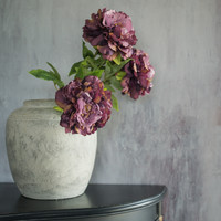 24.25" PURPLE PEONY SPRAY