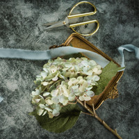 21" LIGHT BLUE HYDRANGEA STEM