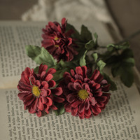 10.5" RED ZINNIA PICK