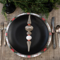 9" DOTTED FINIAL ORNAMENT