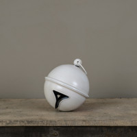 6.75" WHITE SLEIGH BELL