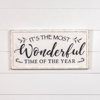 24" MOST WONDERFUL TIME SIGN