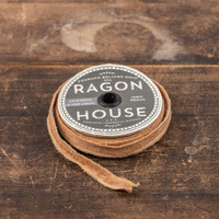 .5" GOLDEN TAN VELVET WIRED RIBBON