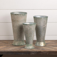 13.5" TALL GALVANIZED BUCKET