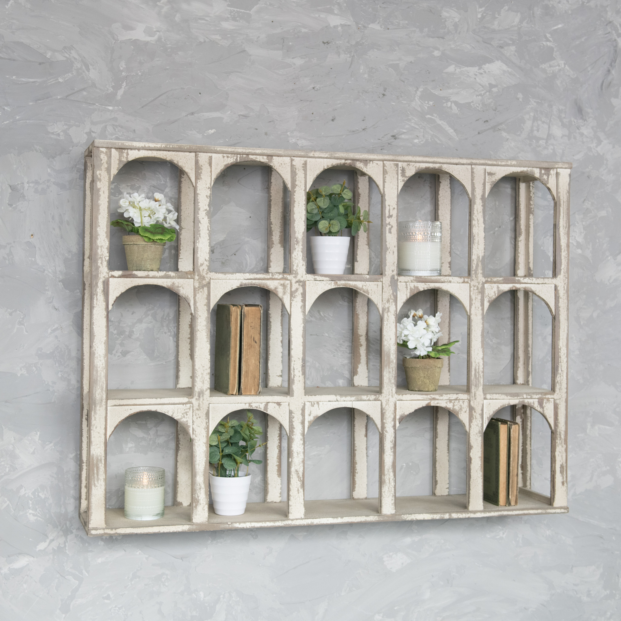 White Hanging Cubbies, 42.5", photo 2 of 2