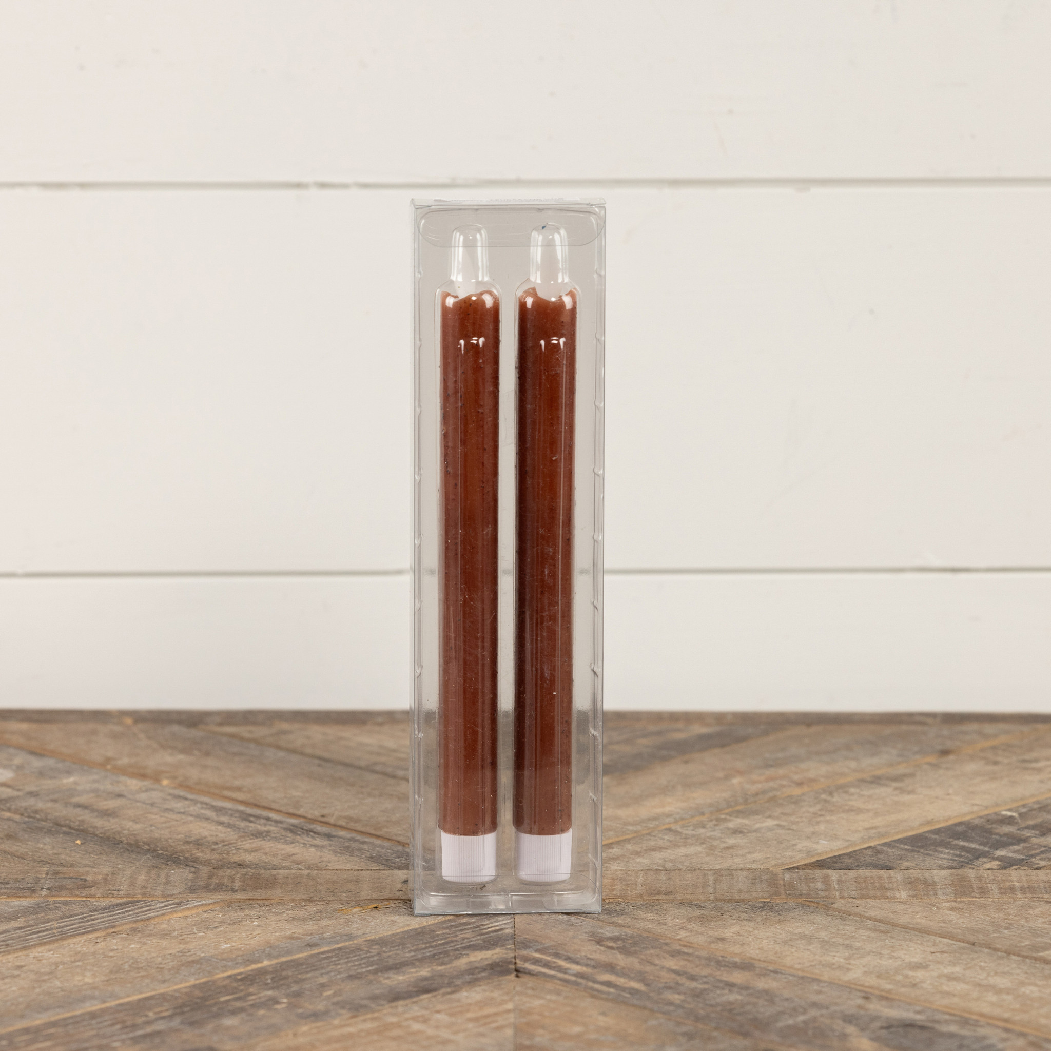 Flameless Bronze Taper Candles, Set of 2, 9.5", photo 3 of 4