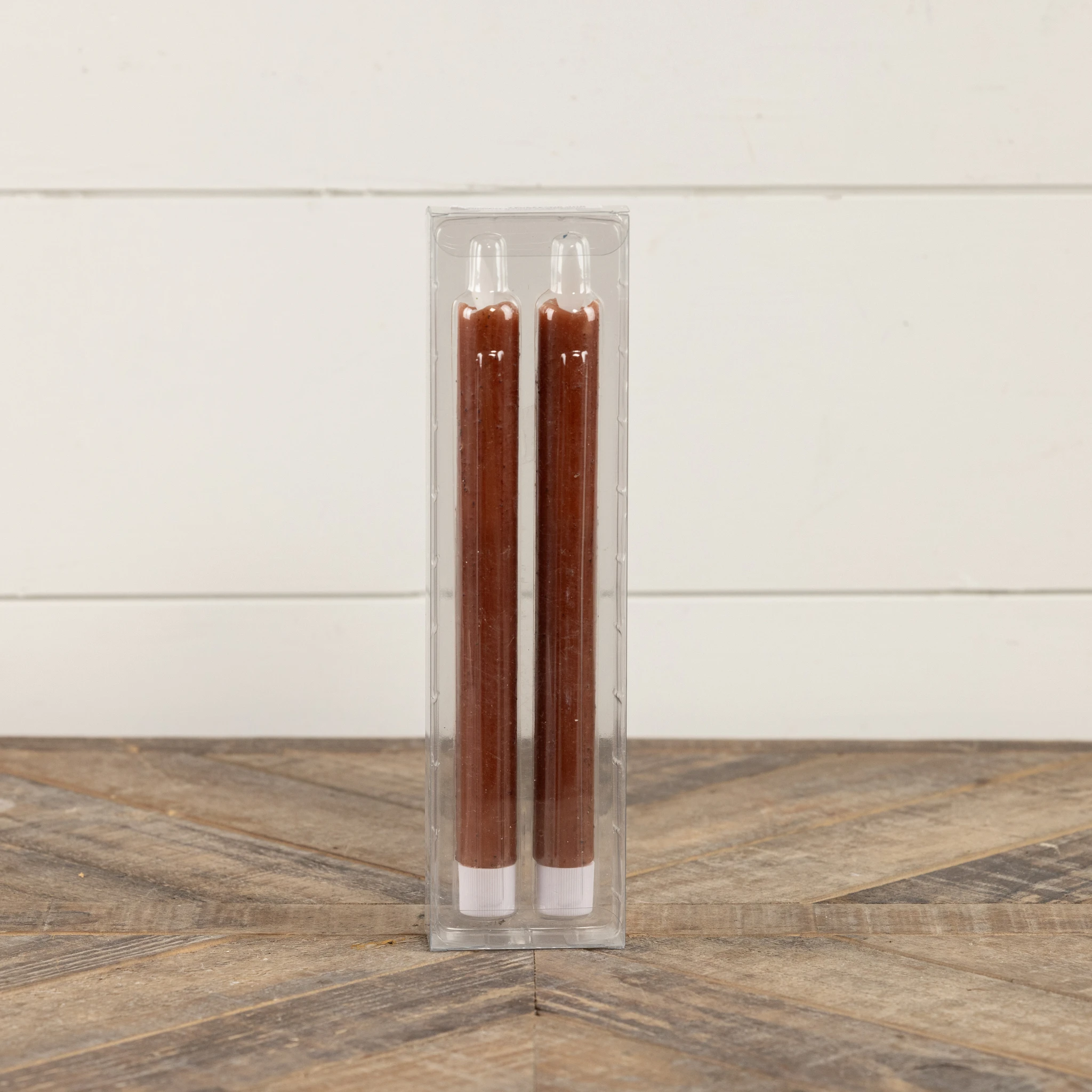 Flameless Bronze Taper Candles, Set of 2, 9.5", photo 3 of 4