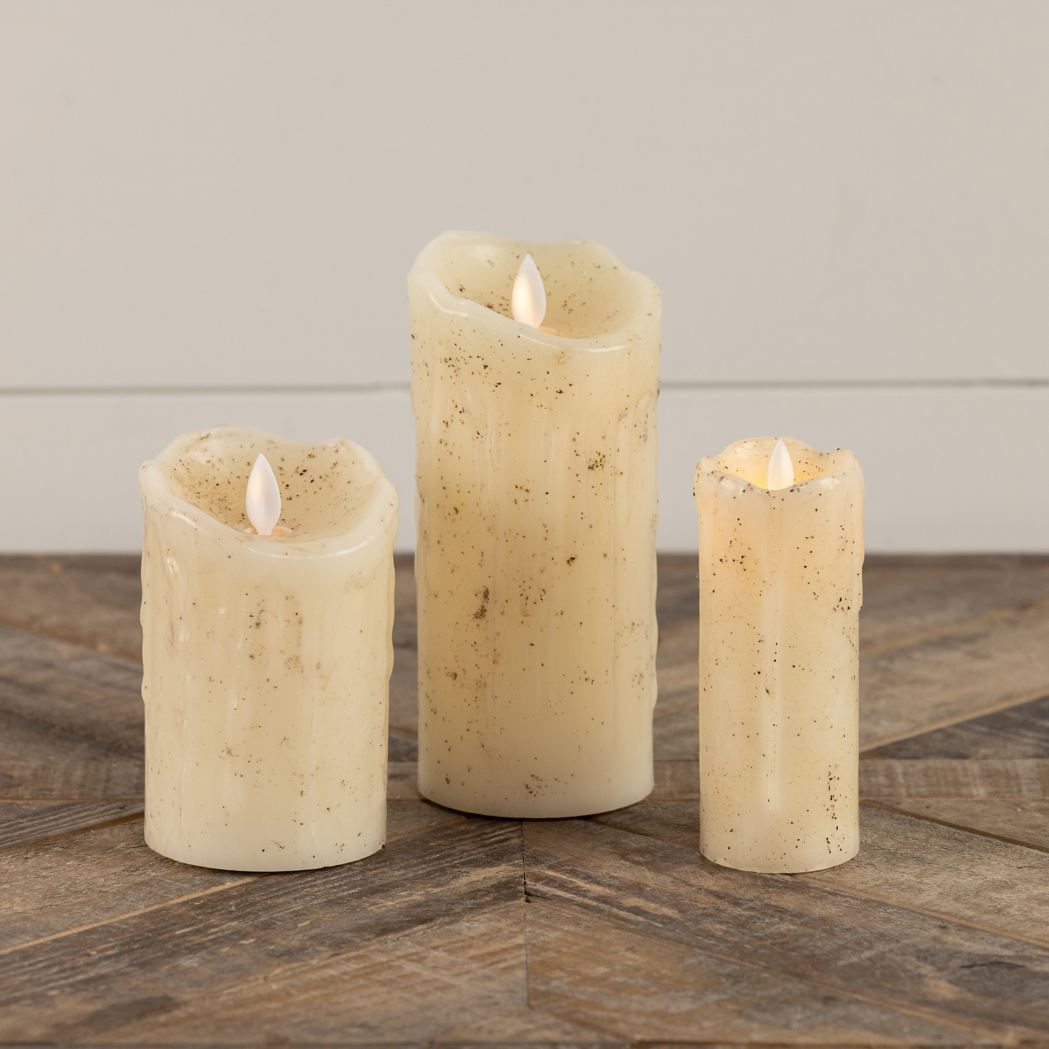 Flameless Cream Pillar Candle, 2" × 5", photo 3 of 3