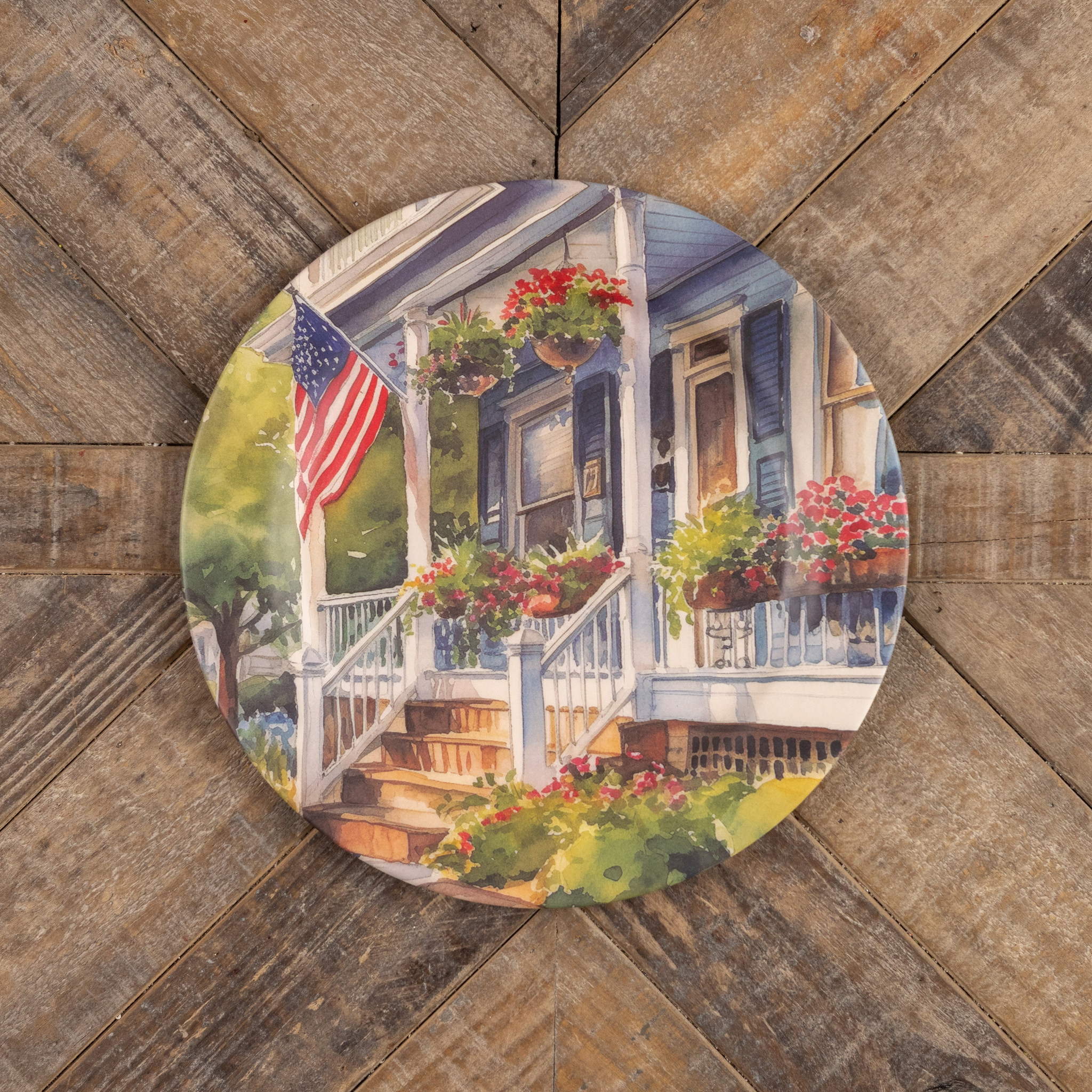 U.S.A. Porch Flag Plate