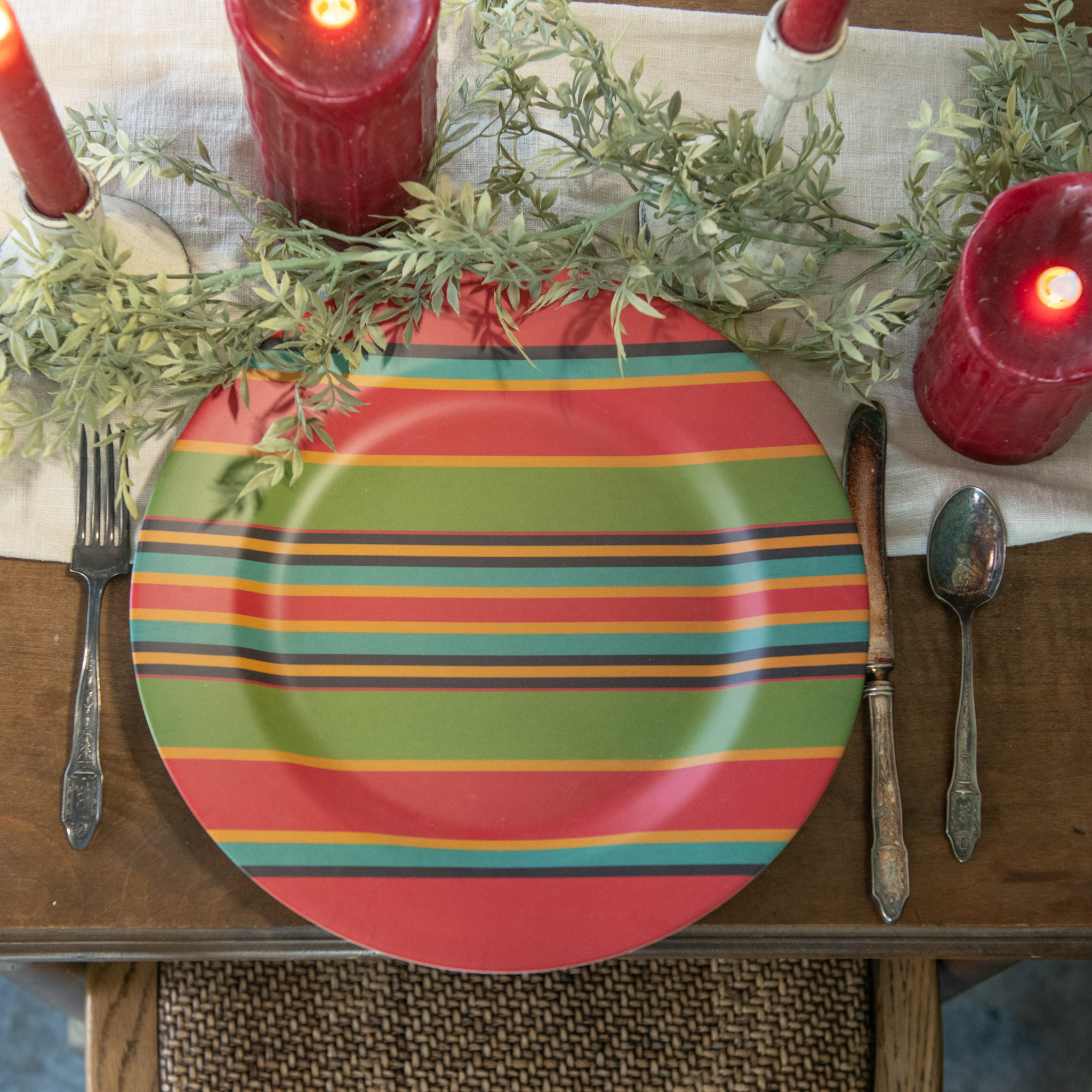 Vintage Stripe Charger