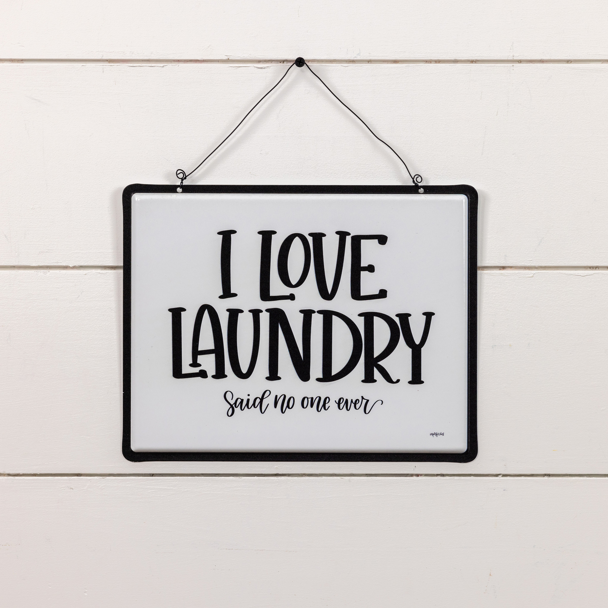 I Love Laundry Sign, photo 2 of 2