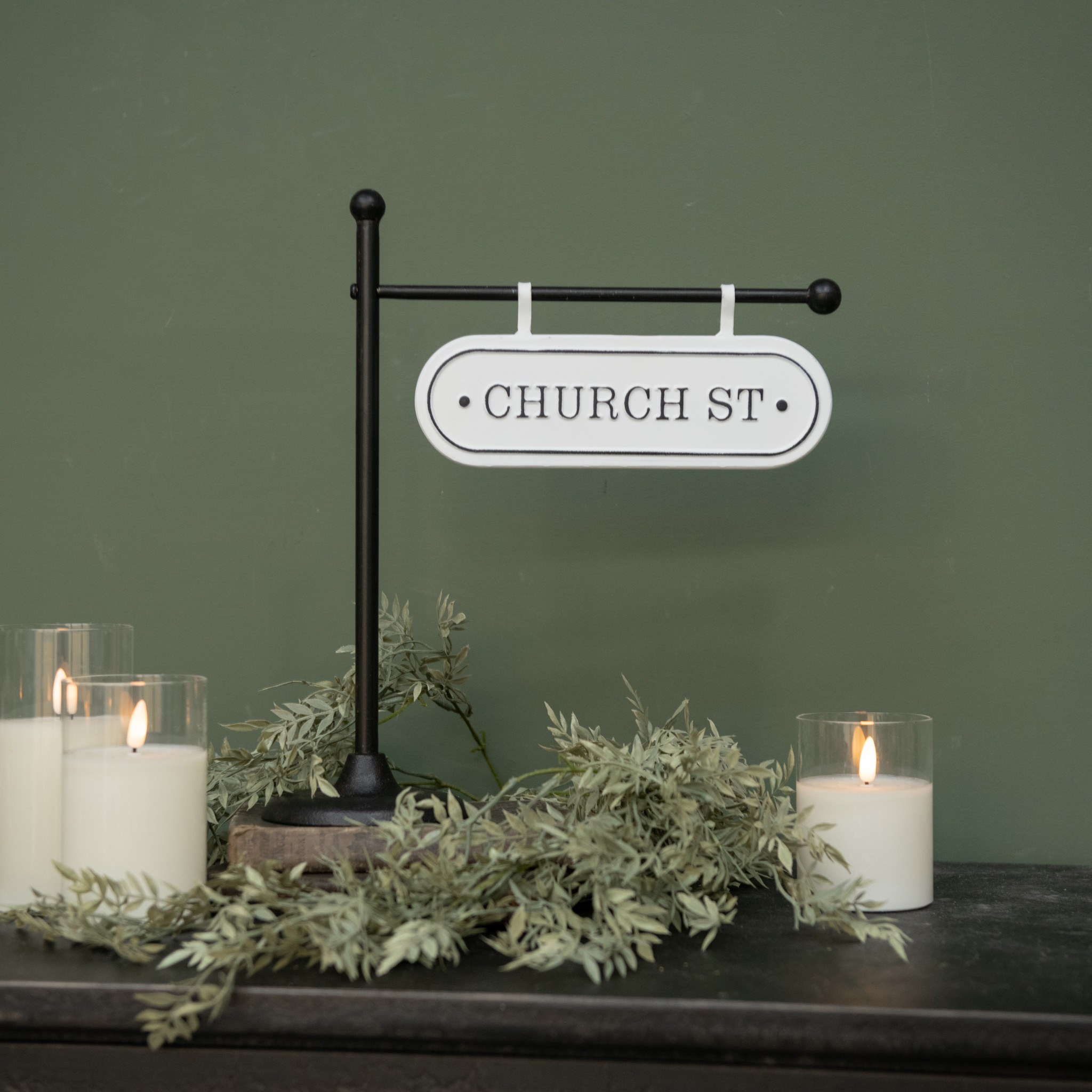 Church St Standing Sign