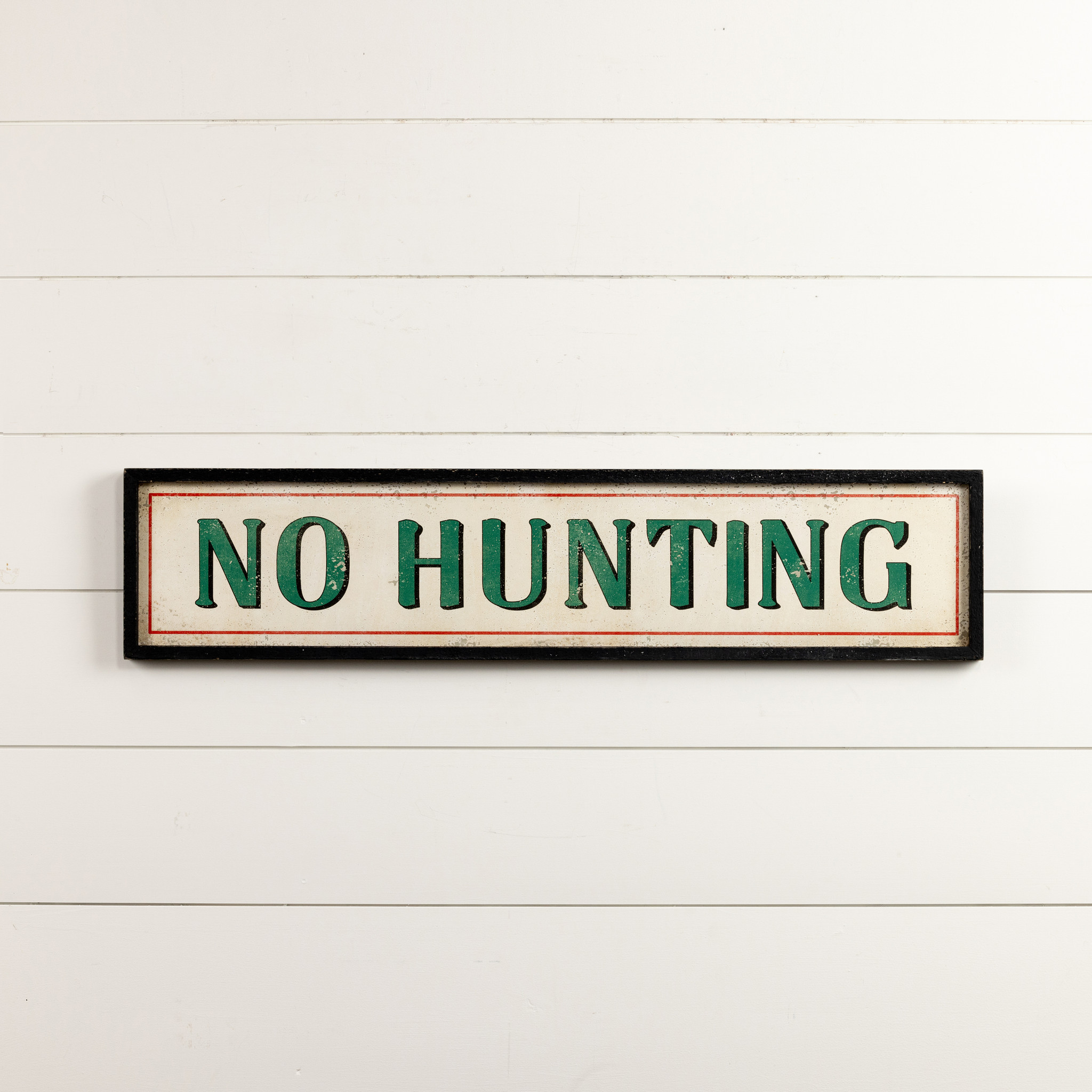 No Hunting Sign