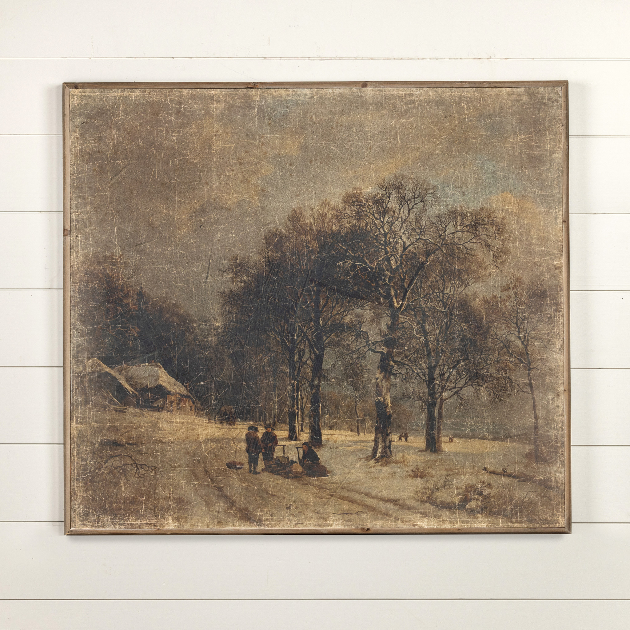 Winter at the Farm Print