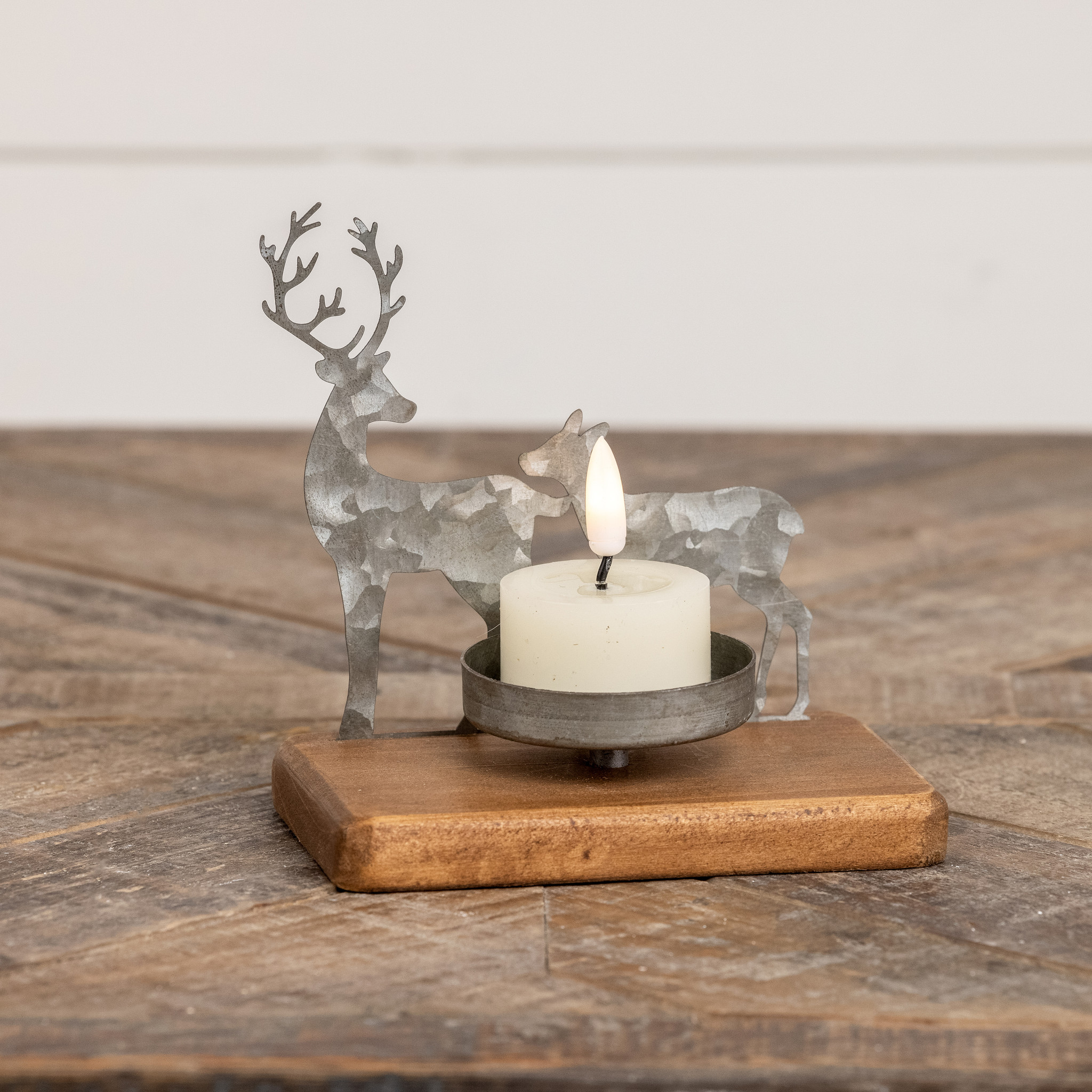 Deer Tealight Candle Holder, photo 2 of 3