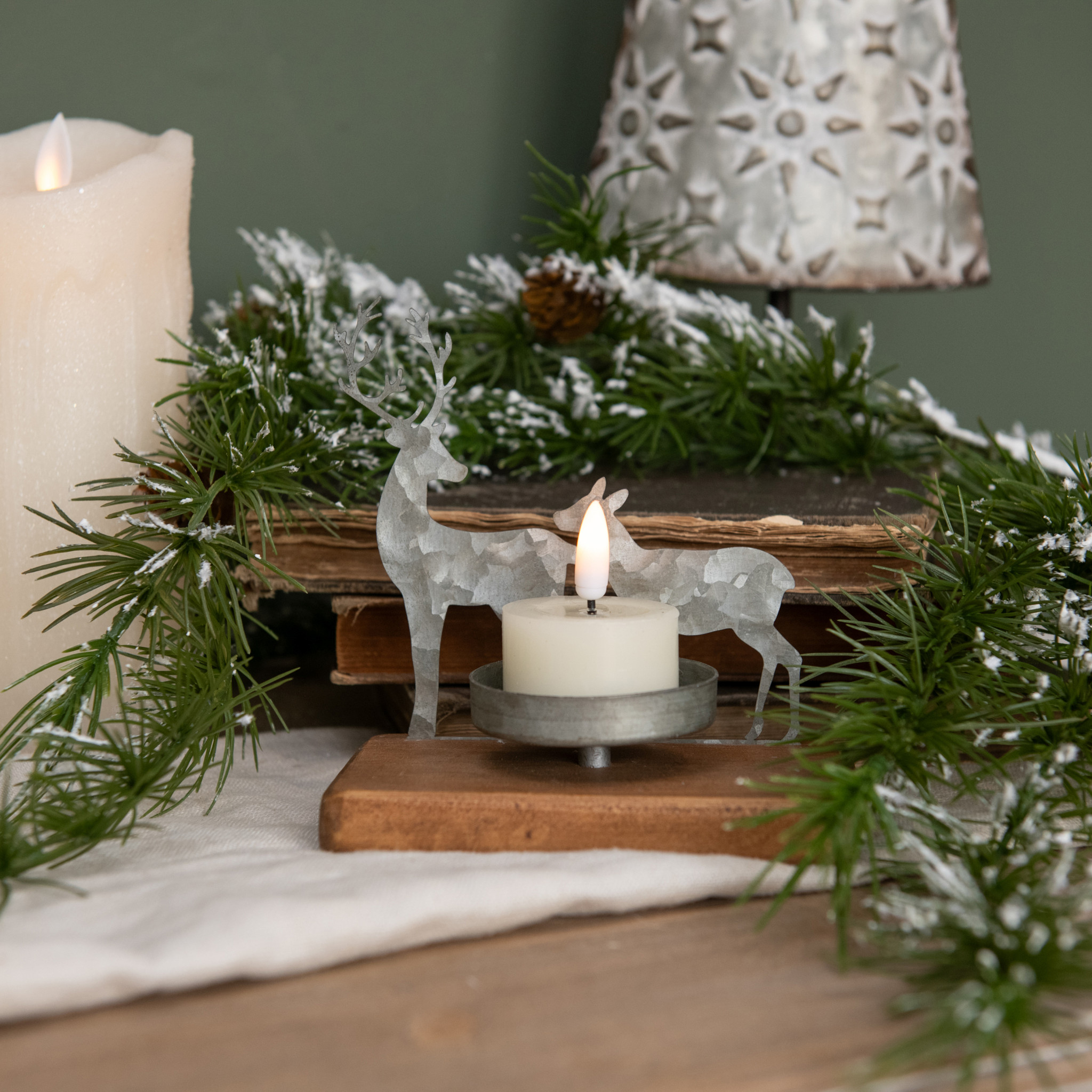 Deer Tealight Candle Holder