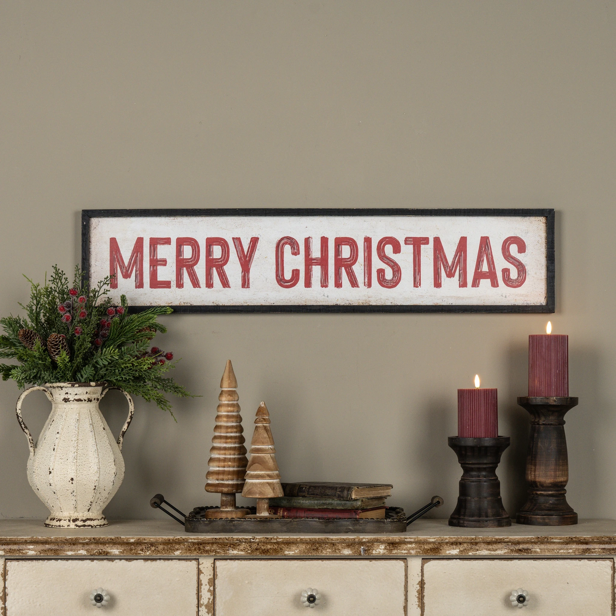 Merry Christmas Sign, 36"
