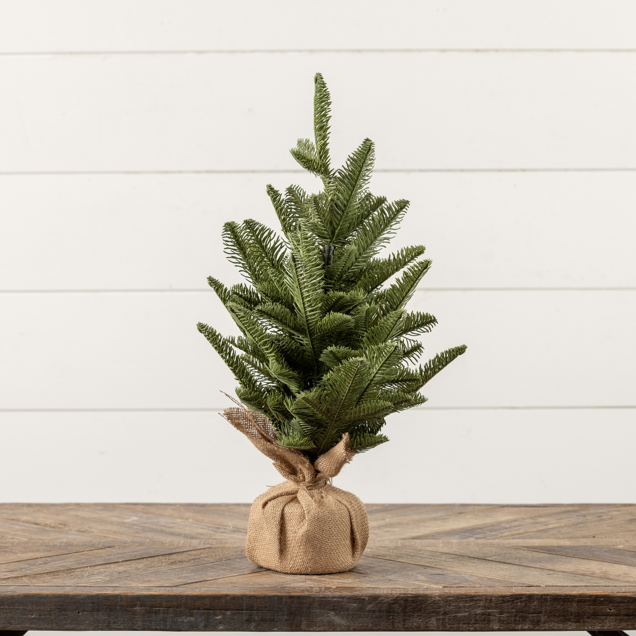 Pine Tree with Tied Burlap Base, 20", photo 2 of 3