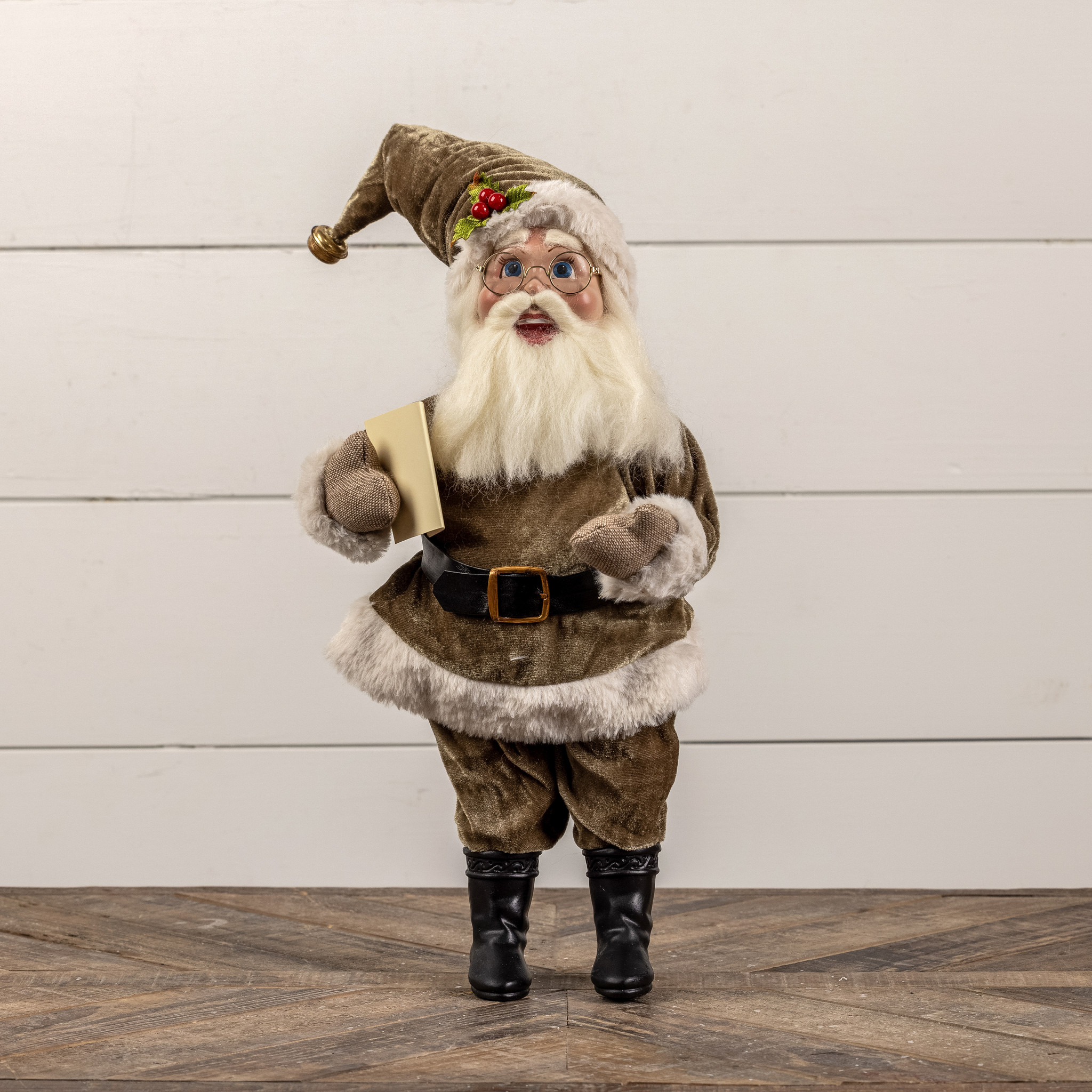 Singing Santa with Green Coat, photo 2 of 2