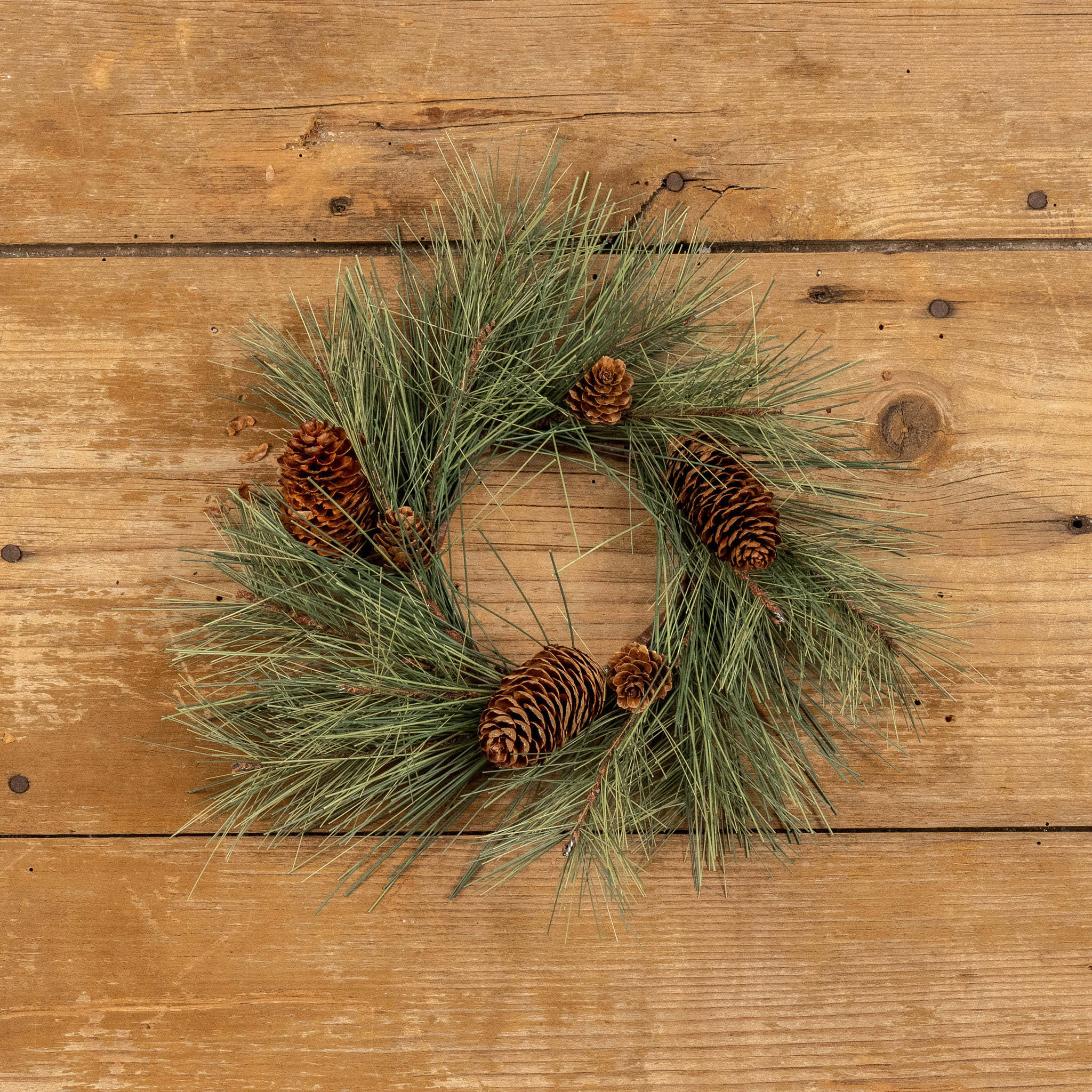 Long Needle Pine Candle Ring, 10", photo 3 of 3