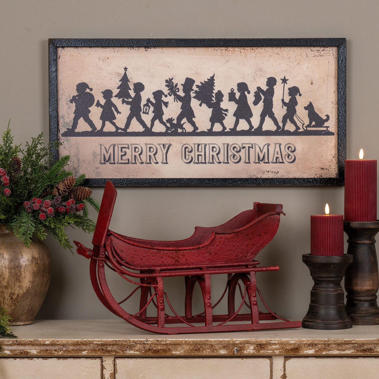 Red Sleigh, 20", photo 2 of 4
