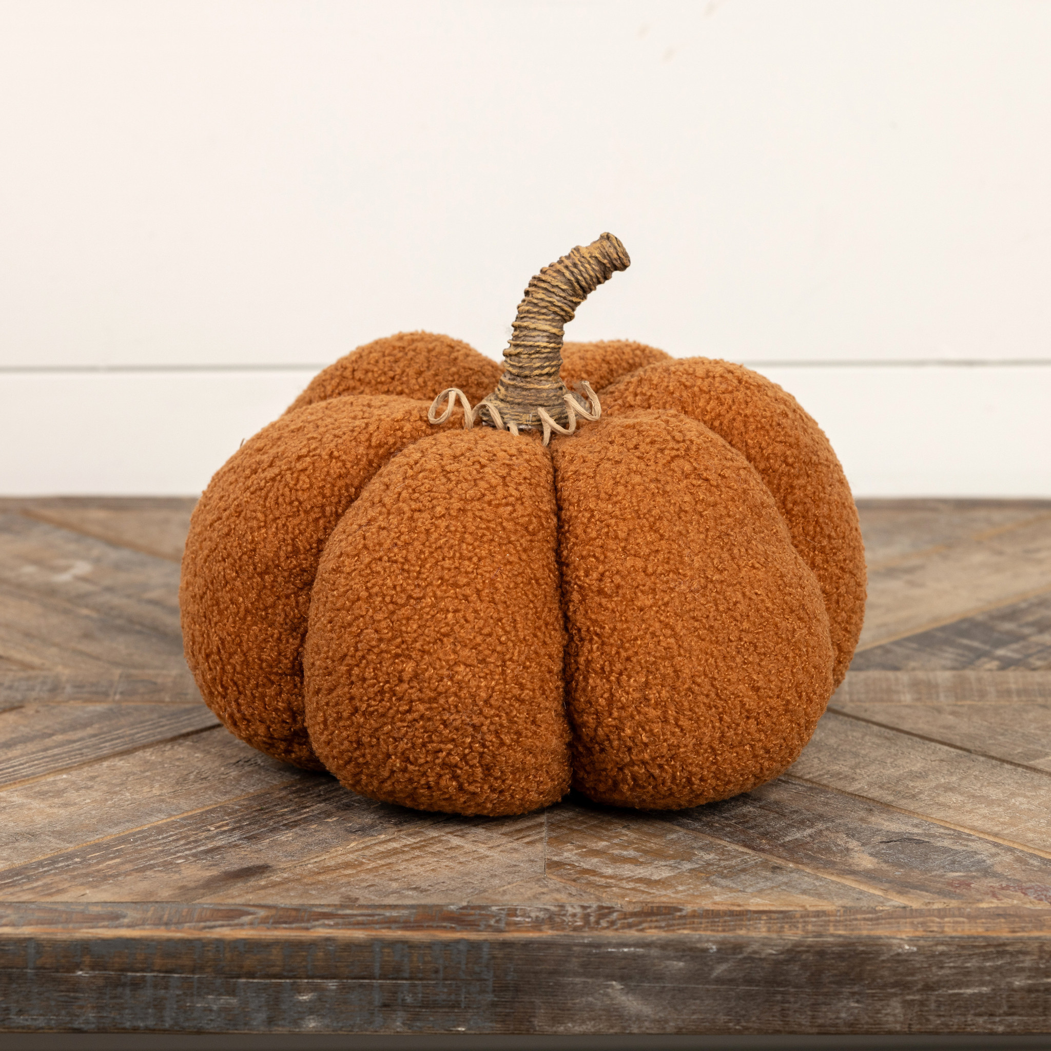 Orange Boucle Pumpkin, 8", photo 2 of 4