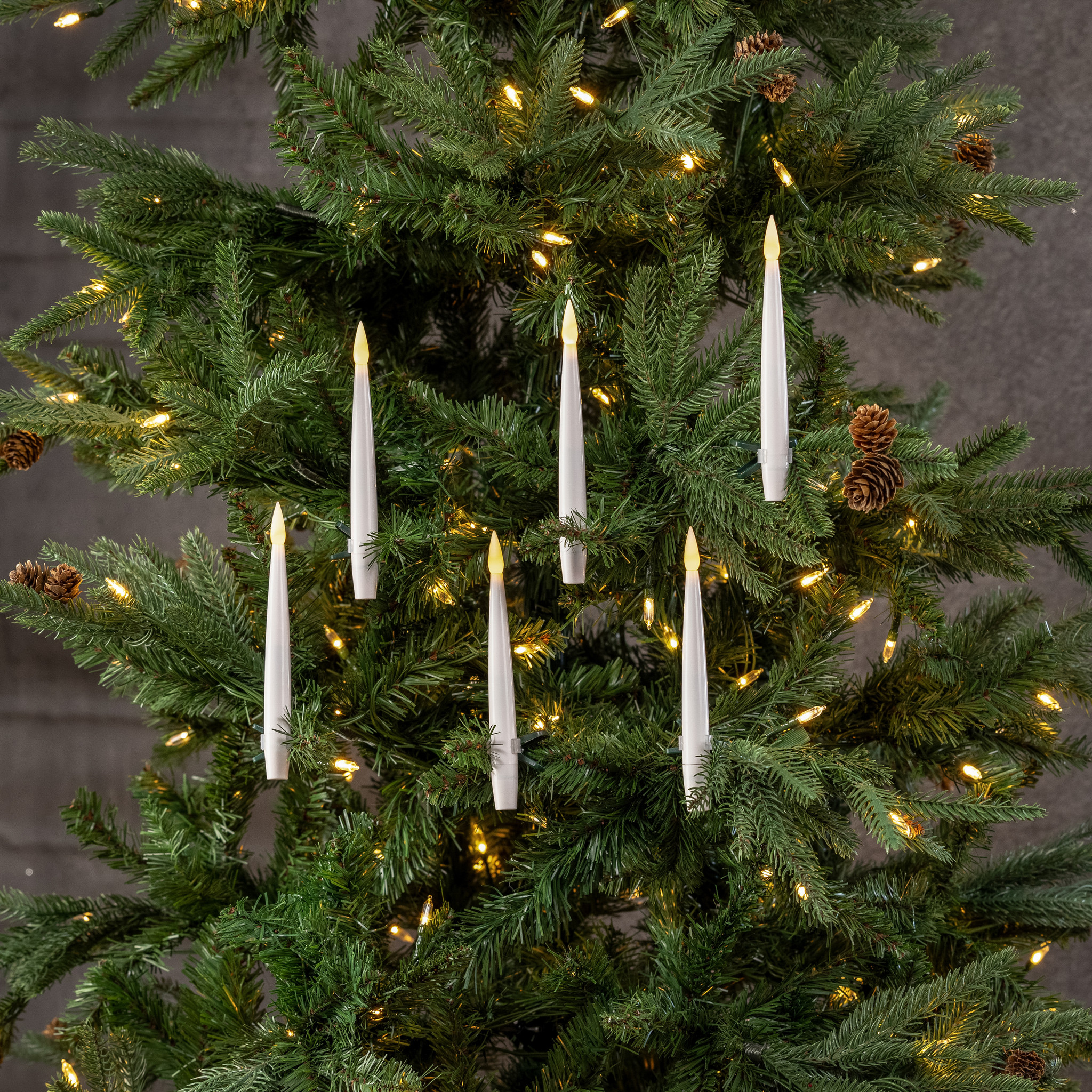 Clip-On LED Candles, Set of 6
