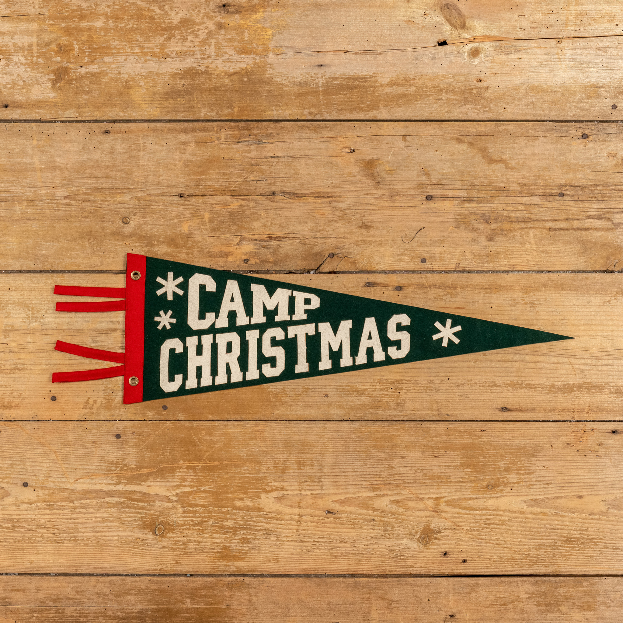 Camp Christmas Pennant, 27", photo 3 of 4