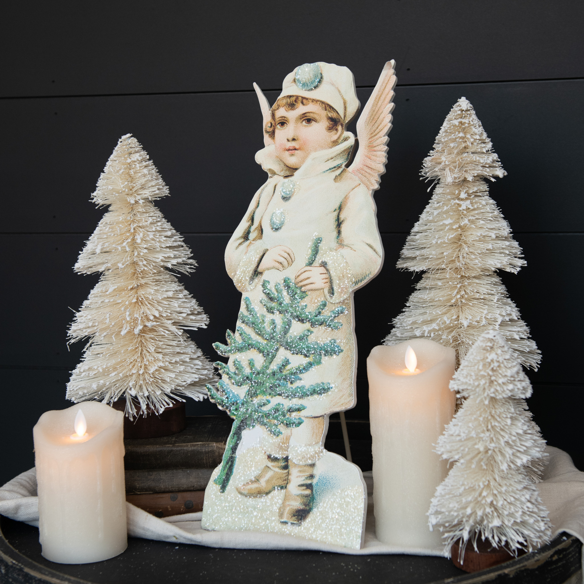 Angel with Tree Dummy Board, 18"